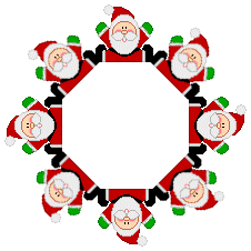 Christmas santas graphics