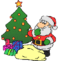 Christmas santas graphics