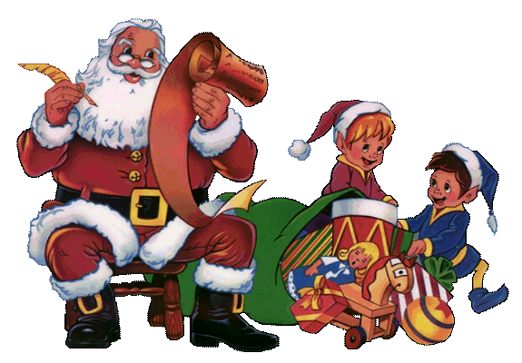 Christmas santas graphics