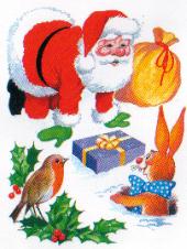 Christmas santas graphics