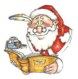 Christmas santas graphics