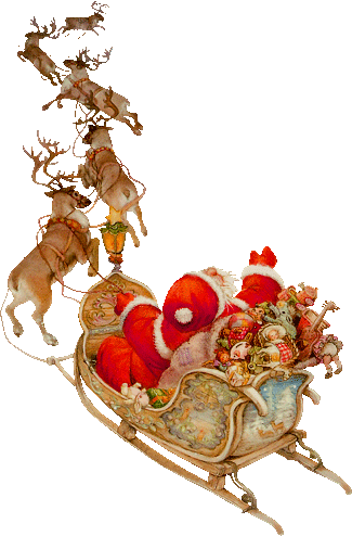 Christmas sleigh graphics