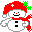 Christmas snowman graphics