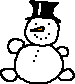 Christmas snowman graphics