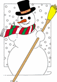 Christmas snowman graphics