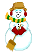 Christmas snowman graphics