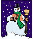 Christmas snowman graphics