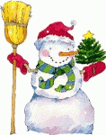 Christmas snowman graphics