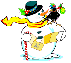 Christmas snowman graphics