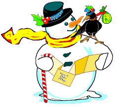 Christmas snowman graphics