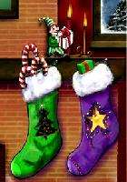 Christmas socks graphics