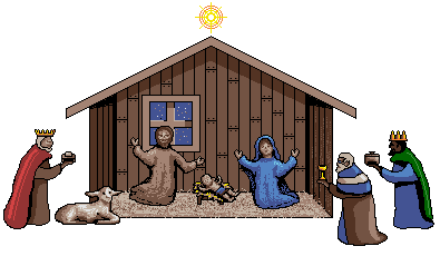 Christmas stable graphics