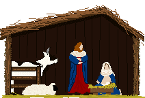 Christmas stable graphics