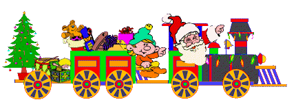 Christmas train graphics