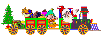 Christmas train graphics