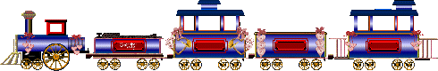 Christmas train graphics