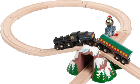 Christmas train graphics