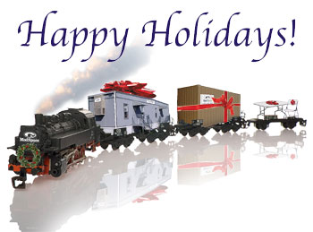 Christmas train graphics