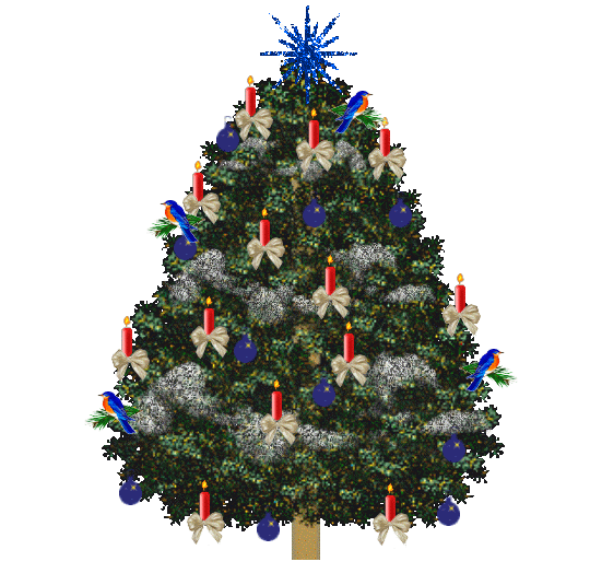 Graphic Christmas Trees   PicGifs.com