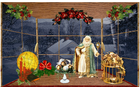 Christmas window graphics