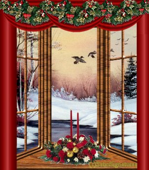 Christmas window graphics