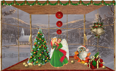Christmas window graphics