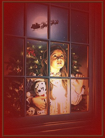 Christmas window graphics