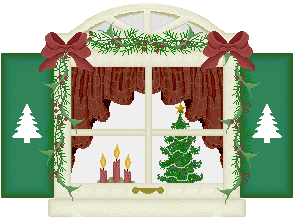 Christmas window graphics