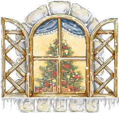 Christmas window graphics