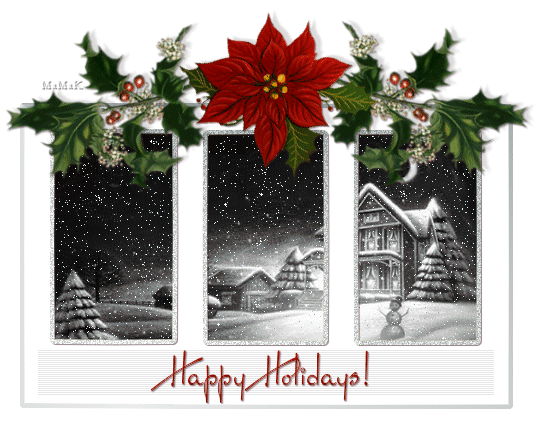 Christmas window graphics