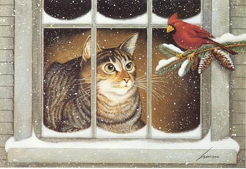 Christmas window graphics