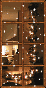 Christmas window graphics