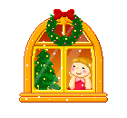 Christmas window graphics