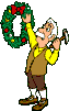 Christmas wreaths graphics