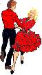 Country line dance graphics