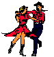 Country line dance graphics