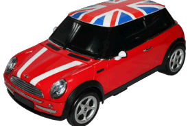 England Graphic Animated Gif - Uk mini cooper