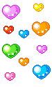 Floaties hearts