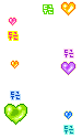 Floaties hearts graphics