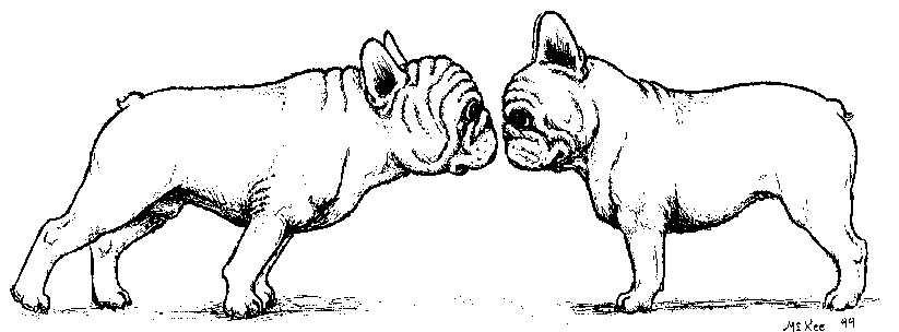 French bulldog graphics