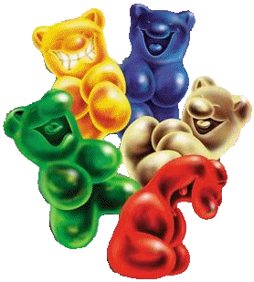 Gel bears graphics