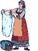 Hanging laundry graphics