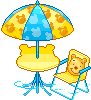 Kawaii furniture graphics