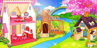 Kawaii scene graphics