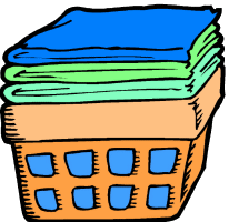 Laundry basket graphics