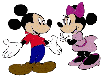 Mickey and minnie mouse graphics