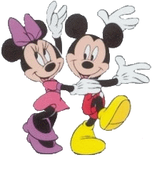 Mickey and minnie mouse graphics