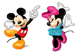 Mickey and minnie mouse graphics
