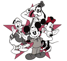 Mickey and minnie mouse graphics