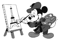 Mickey and minnie mouse graphics